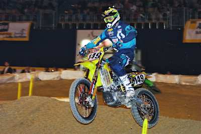 Dennis Ullrich erreichte beim SX München den vierten Rang