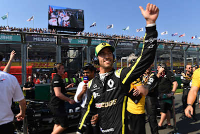 Daniel Ricciardo in Melbourne 2019