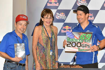 Vater Earl, Mutter Rose und Nicky Hayden in Austin