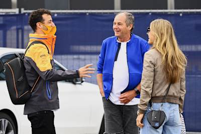 Gerhard Berger mit Daniel Ricciardo