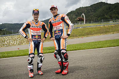Dani Pedrosa und Marc Márquez auf dem Red Bull Ring