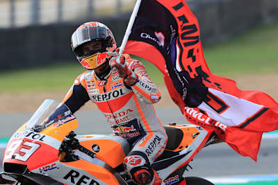 WM-Leader Marc Márquez kann in Motegi die Titel-Krone holen