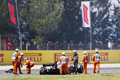 Romain Grosjean in Spanien