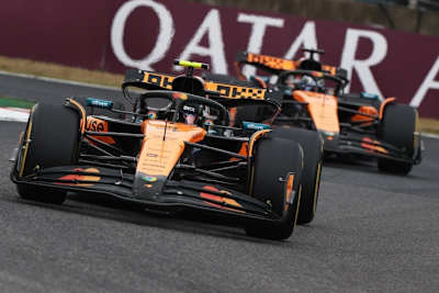 Lando Norris und Oscar Piastri kamen in Japan hinter Verstappen ins Ziel