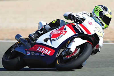 Almeria-Test: Lorenzo Baldassarri auf der Suter MMX2 des Gresini-Teams