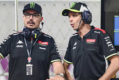 Schon lange beste Freunde: Valentino Rossi (re.) und Uccio Salucci