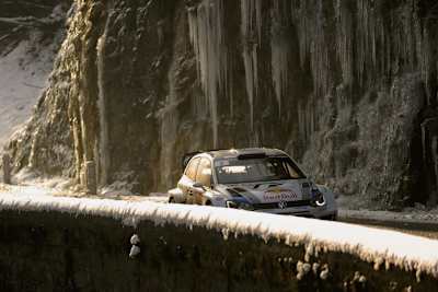 Der VW Polo R WRC in den Seealpen