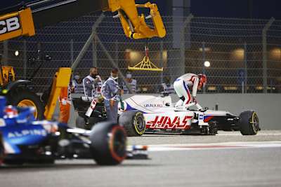 Nikita Mazepin kam in Bahrain nicht weit