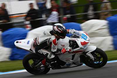 Kevin Wahr kommt in Donington gut zurecht