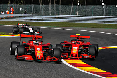 Sebastian Vettel gegen Charles Leclerc in Belgien