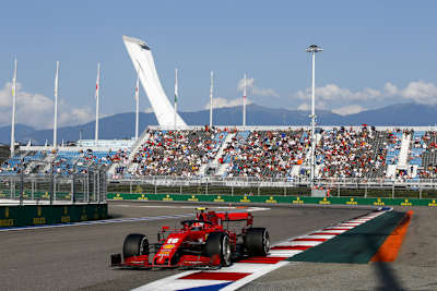Charles Leclerc 2020 in Sotschi