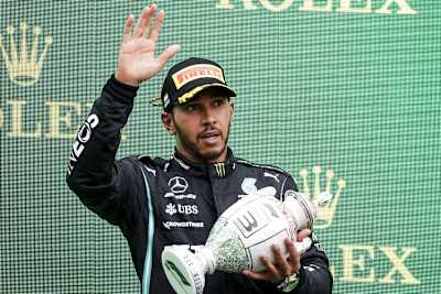 Lewis Hamilton nach dem Ungarn-GP