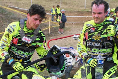 Andreas Clohse und sein Beifahrer Andres Haller