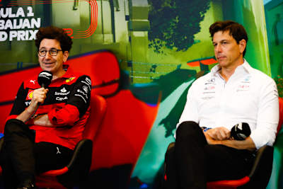 Mattia Binotto und Toto Wolff
