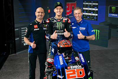 Massimo Meregalli, Fabio Quartararo und Lin Jarvis