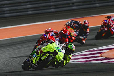 Franco Morbidelli führte die Hälfte des Rennens an