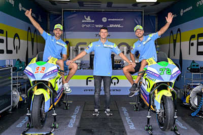 Auch 2023 ein Team: Matteo Ferrari, Luca Gresini und Alessio Finello