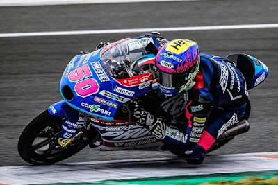 Jason Dupasquier beim Privattest in Jerez