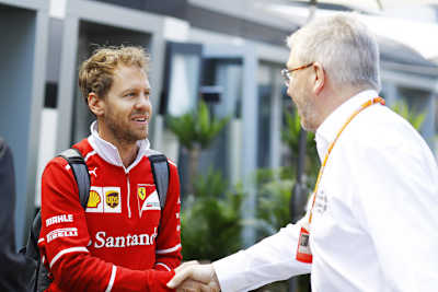 Sebastian Vettel und Ross Brawn
