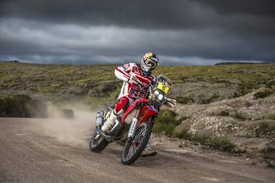 Paulo Gonclaves (Honda) will bis zur letzten Etappe vor allem keinen Fehler machen