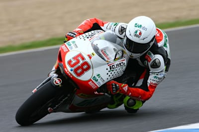 Klar unter 1:43: Champion Marco Simoncelli