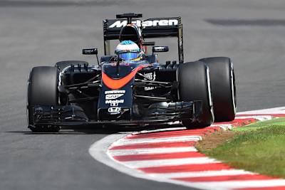 Fernando Alonso im McLaren-Honda