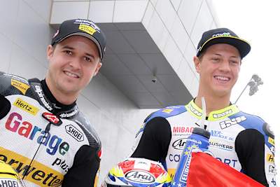 Tom Lüthi und Dominique Aegerter