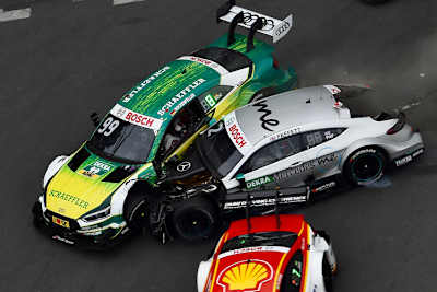 Gary Paffett und Mike Rockenfeller kamen vergleichsweise glimpflich davon