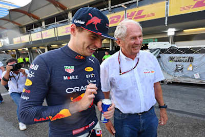 Max Verstappen und Dr. Helmut Marko