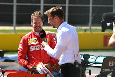 Sebastian Vettel und Jenson Button