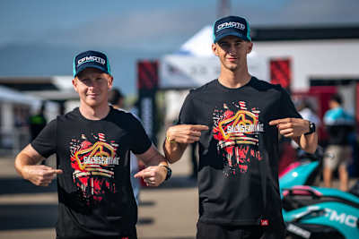 Joel Kelso und Xavi Artigas freuen sich auf den Sachsenring