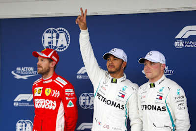 Bislang hatte meist Lewis Hamilton Grund zum Jubeln