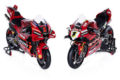 Die Ducati Desmosedici und V4R
