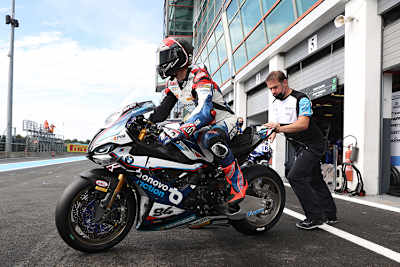 Jonas Folger in Magny-Cours