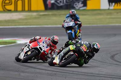 Bradley Smith liegt als bester Satelliten-Pilot derzeit auf WM-Rang 5 vor Werkspilot Andrea Dovizioso