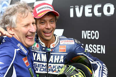 Der letzte gemeinsame Sieg: Valentino Rossi gewann 2013 in Assen und feierte mit Jeremy Burgess
