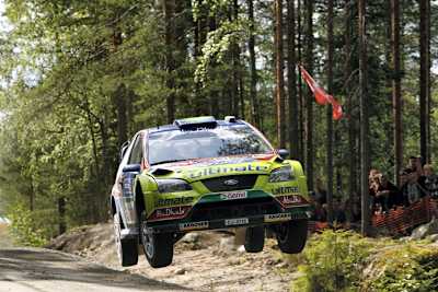 Hirvonen wie 2008 als Spitzenreiter beim Heimspiel