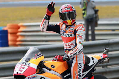 Marc Márquez lag im ersten Training an der Spitze