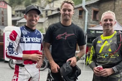 Casey Stoner mit Chaz Davies