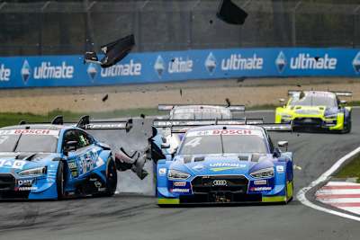 Robin Frijns beim Crash