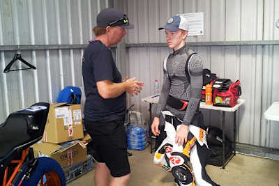 Jason Crump (li.) mit Sohn Seth