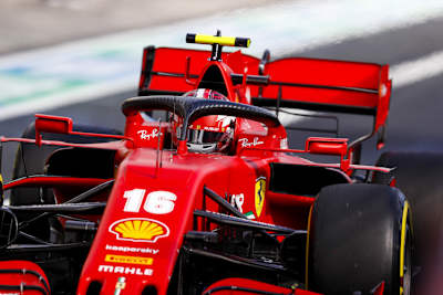 Charles Leclerc im Ferrari