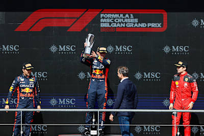 Max Verstappen gewann in Belgien zum achten Mal in Folge