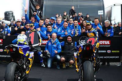 Das Team Bardahl Evan Bros Yamaha ist dieses Jahr die klare Nummer 1