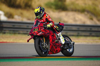 Alvaro Bautista auf der neuen Ducati V4R