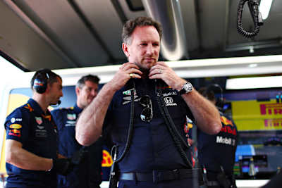 Red Bull Racing-Teamchef Christian Horner  
