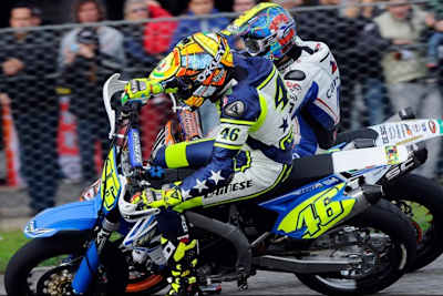 Valentino Rossi beim Supermoto