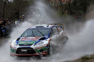 Hirvonen-Dusche in Argentinien