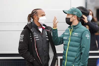Lewis Hamilton und Sebastian Vettel