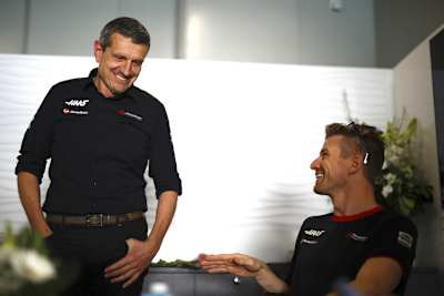 Günther Steiner und Nico Hülkenberg
